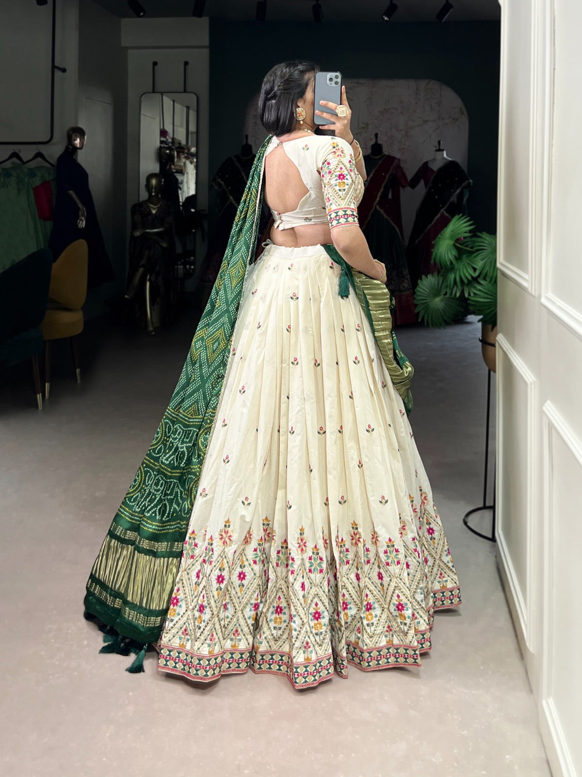 Khadi elegance timeless lehenga Choli