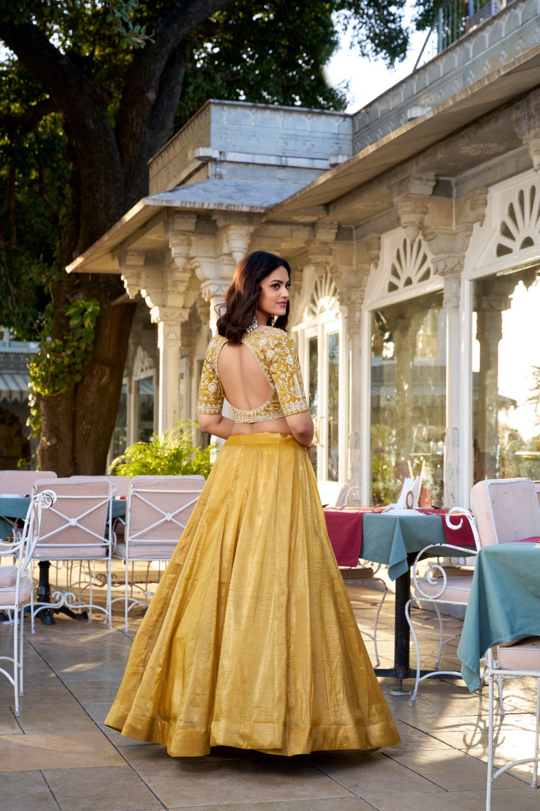 Goldie vibes Lehenga Choli for golden moments