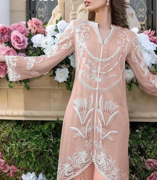 New Handwork Collection Kurti With Pant & Dupatta