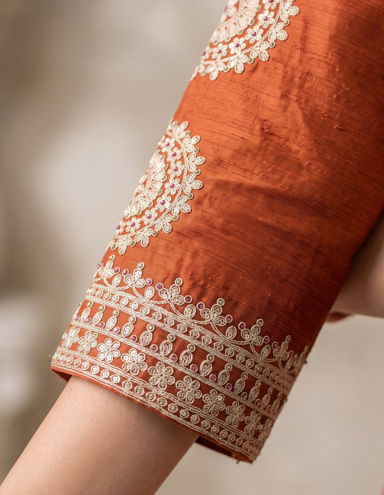 Festive Heavily Embroidered Kurti Sharara Set