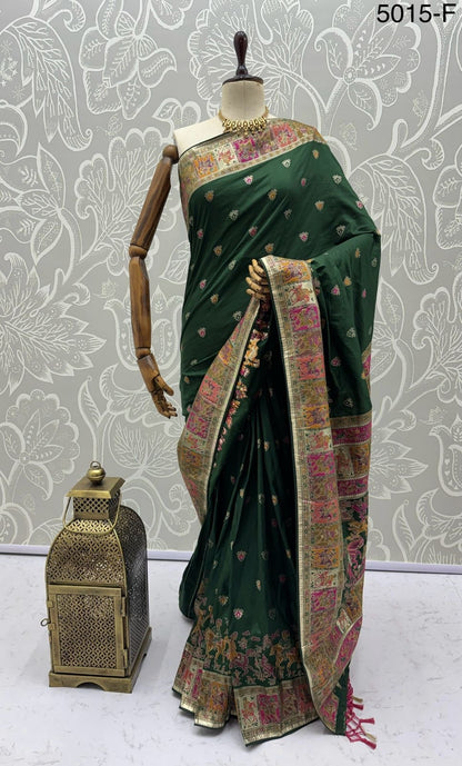 Inspired by traditional artistry made from High Grade Pashmina Silk Saree