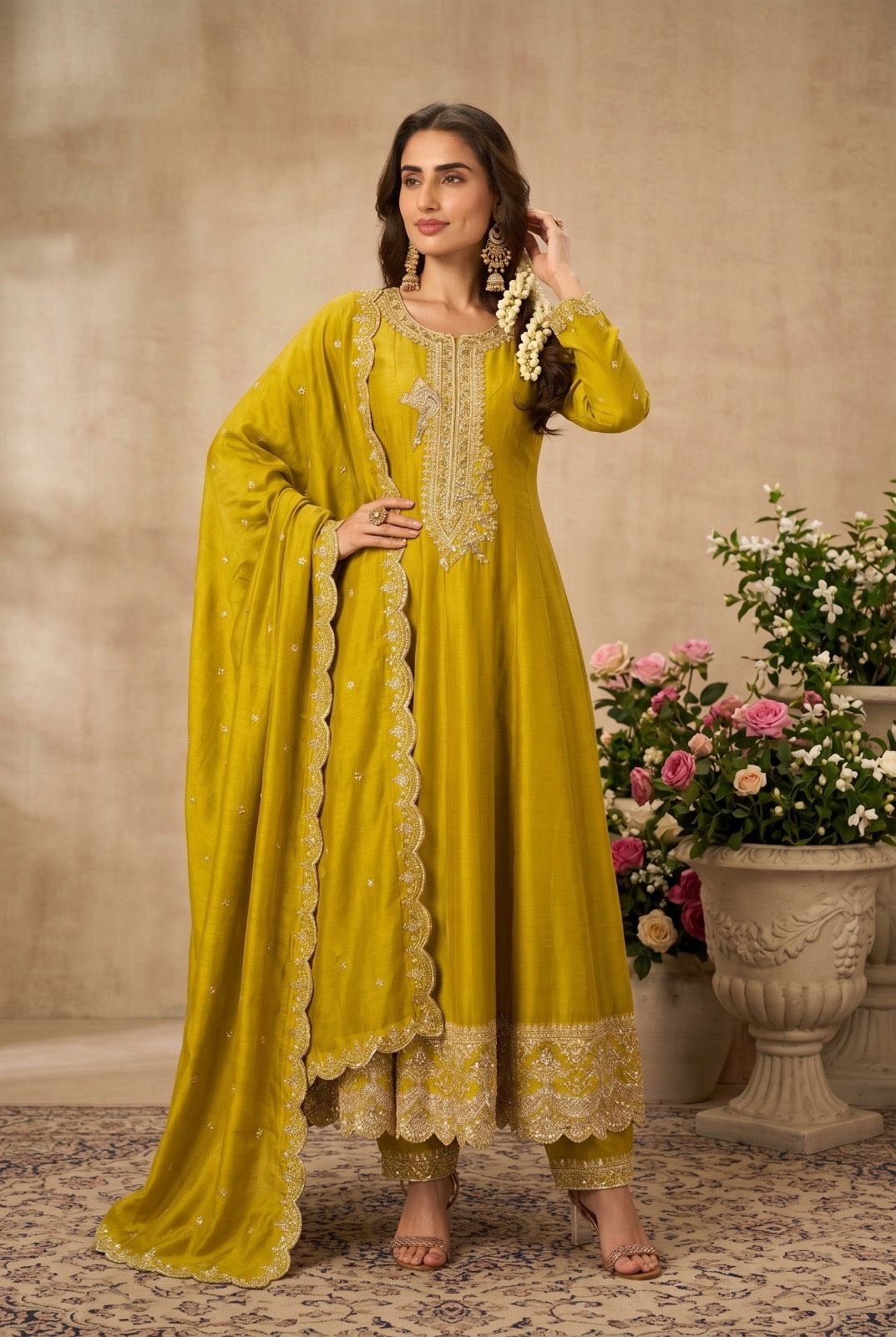 Aurraa Roohaa Premium Festive Embroidered Anarkali Suit Collection