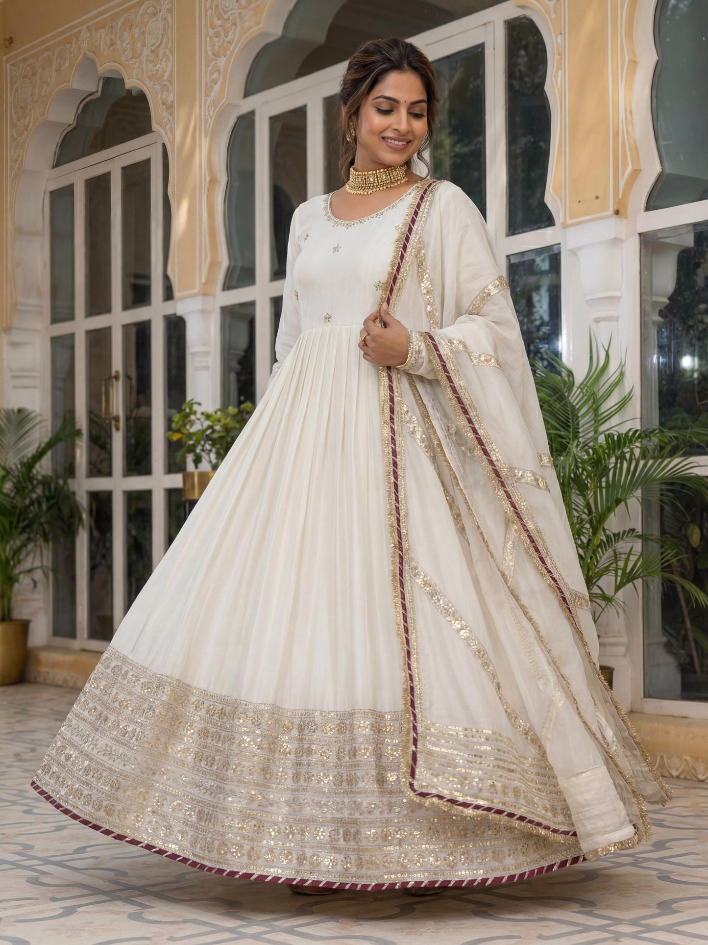 Bright, bold and beautifully ethnic Anarkali Suit