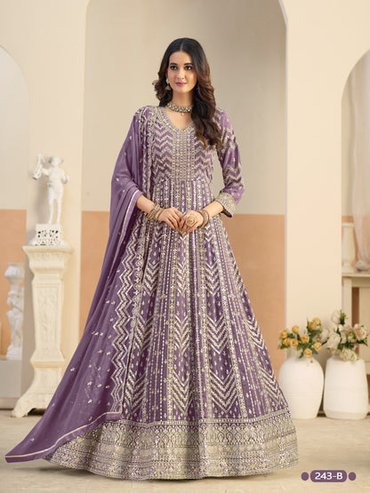 Embellished Georgette Anarkali Gown