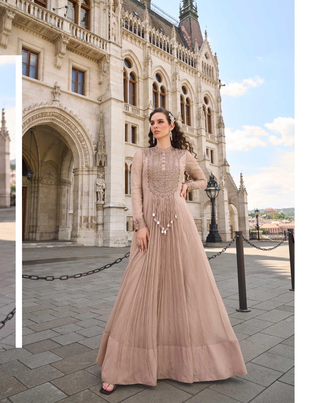 Anarkali in Gothic Grandeur