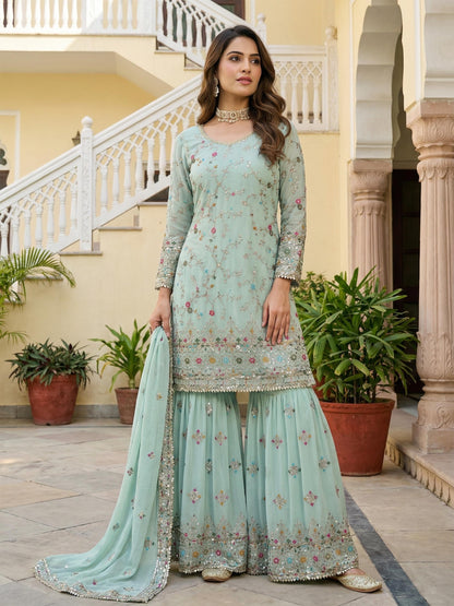 Stunning Sharara set for a festive occasion