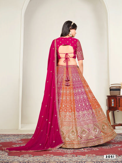 Multi-Color Patola Print Lehenga Choli