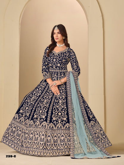Velvet Heritage Anarkali Suit