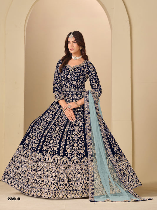 Velvet Heritage Anarkali Suit