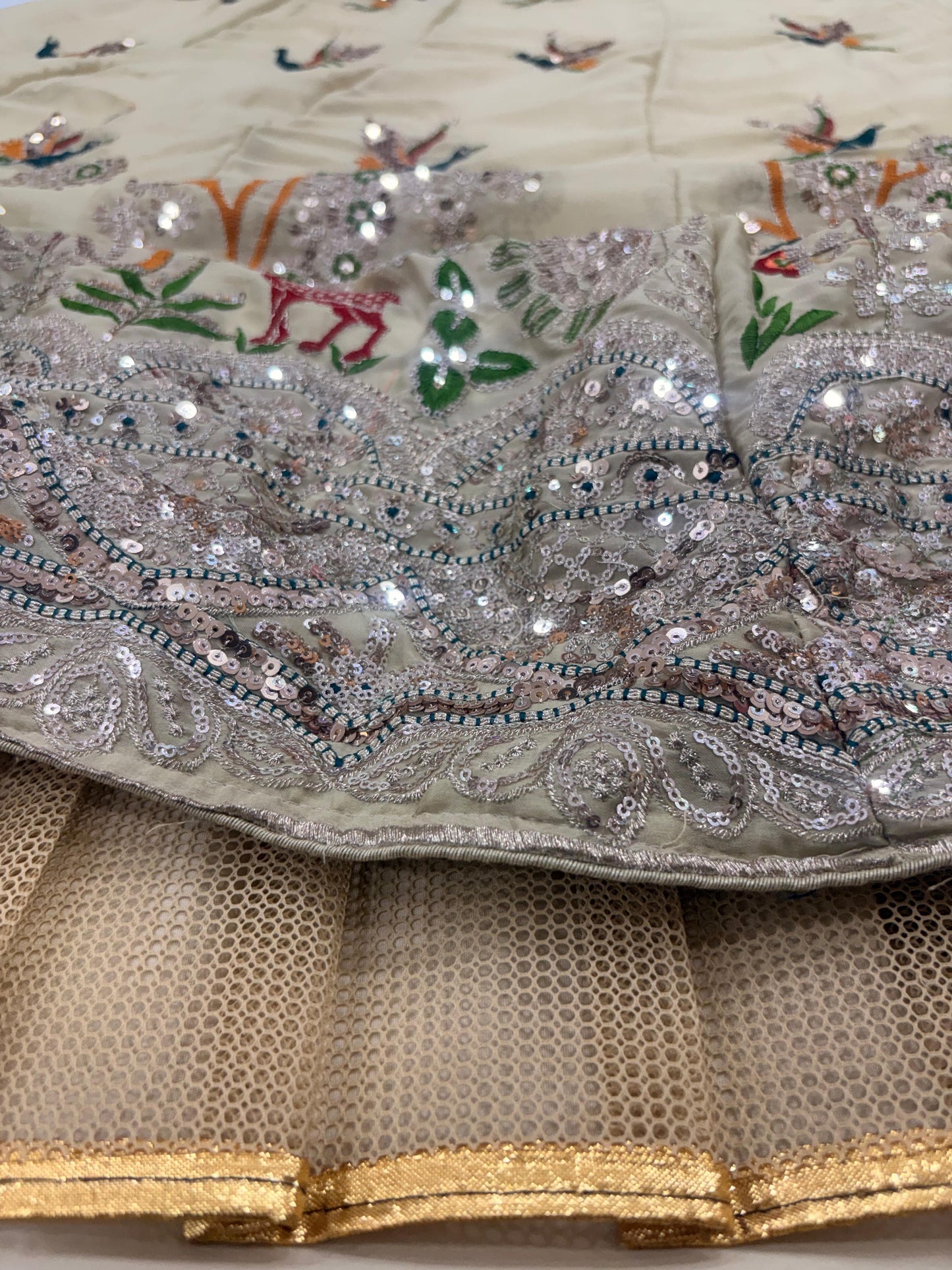 Premium Rangoli Silk Lehenga Choli with Embroidery & Dupatta