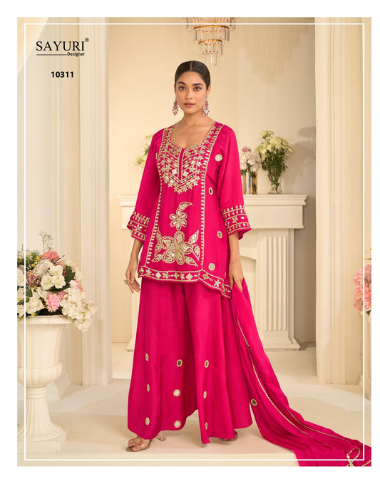 Artisanal Gota Patti & Mirror Work Sharara Set