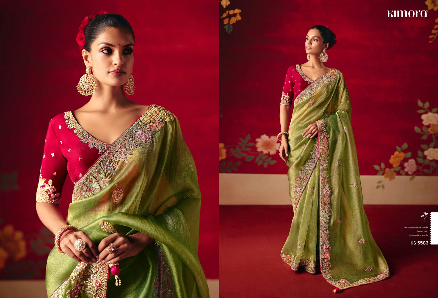 Ravishing Ethnic Look Is This Dazzle In Our Party Wear Fancy Saree