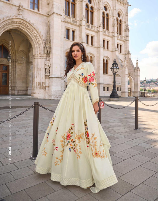 Anarkali in Gothic Grandeur