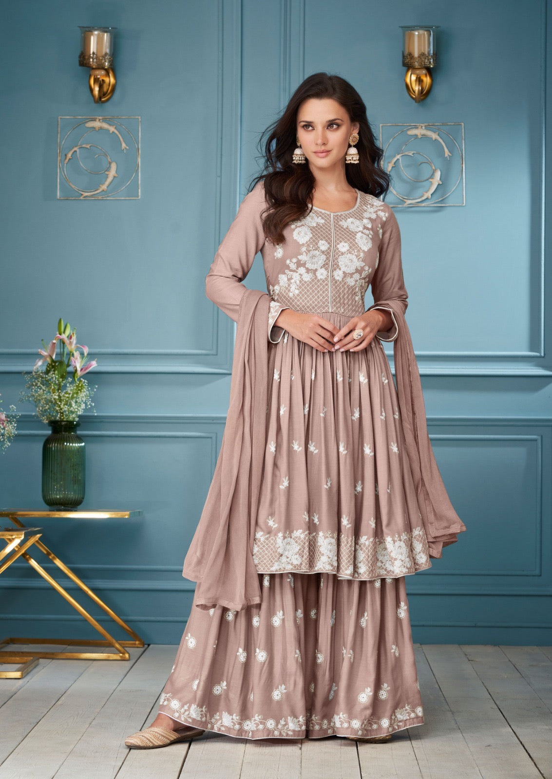 Exclusive Super Hit LAKHNAVI palazo set