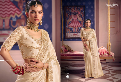 Exquisite Designer Viscose Zari Tissue sarees with luminous sheen