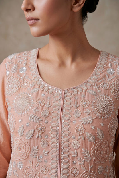 Serene Pastel Shades Festive Sharara Set