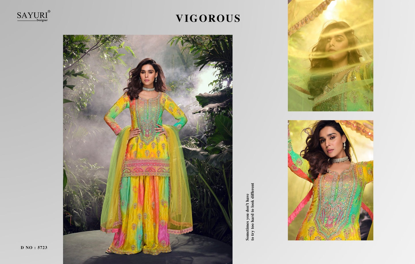 Radiant Bloom Festive Palazzo Set