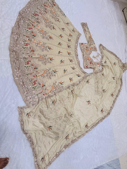 Premium Rangoli Silk Lehenga Choli with Embroidery & Dupatta