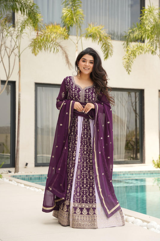 Elegant Traditionalist Anarkali Gown