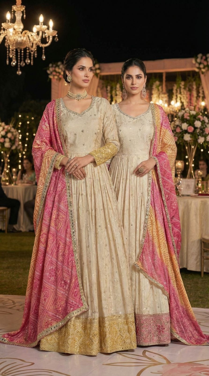 Eternal Ivory Rose Gown