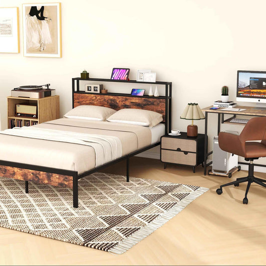 4-Piece Modern Home Office & Bedroom Set