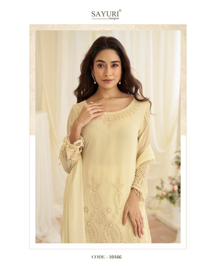Premium Beads Embroidered Ethnic Suit Set – Farsi Plazo & Dhoti | Rasvika