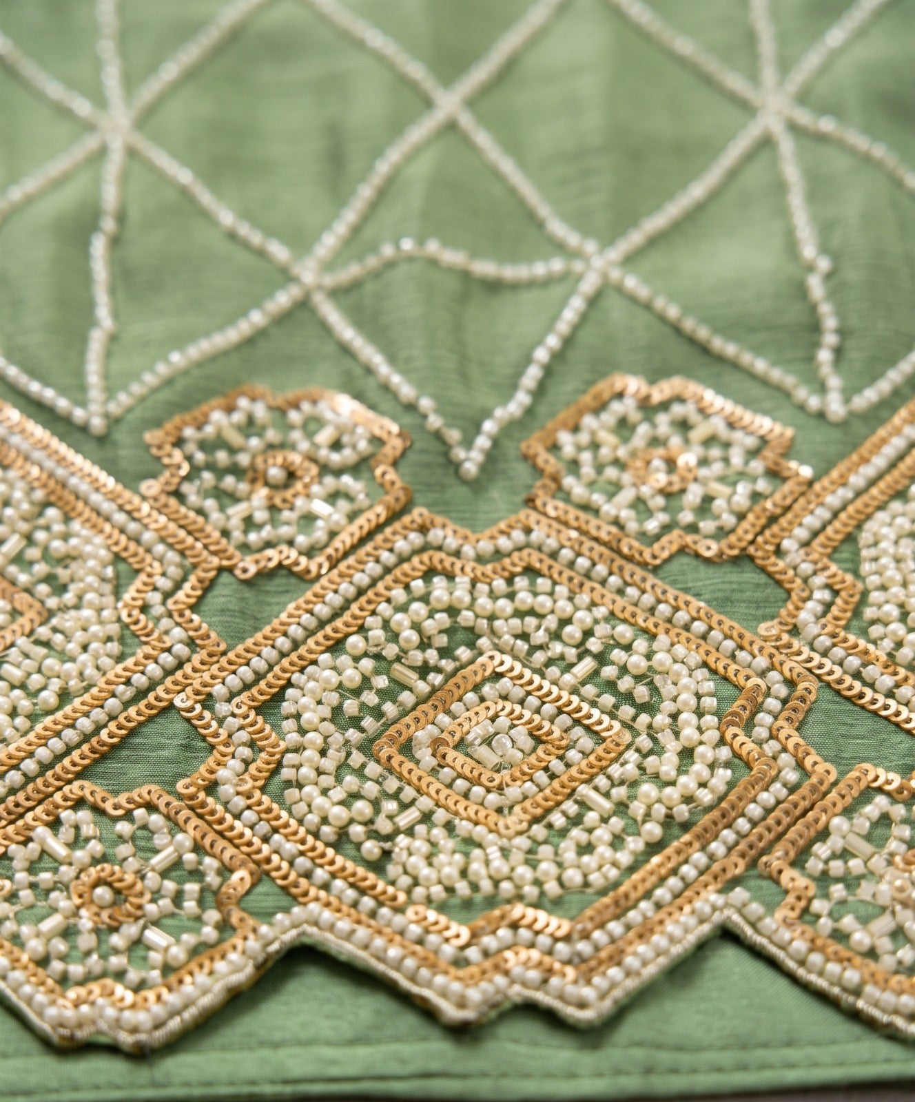Glamorous Geometric Embroidered Sharara Set