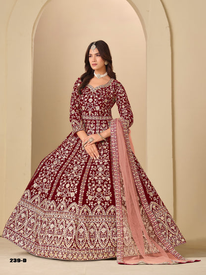 Velvet Heritage Anarkali Suit