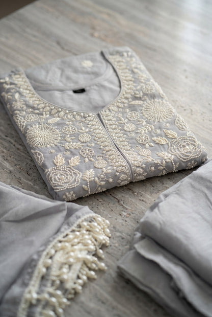 Serene Pastel Shades Festive Sharara Set