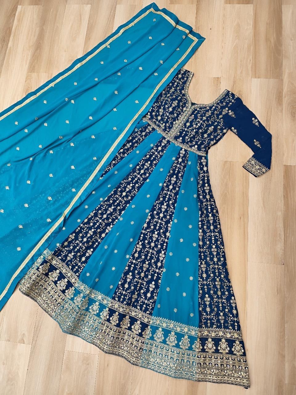 Elegant Traditionalist Anarkali Gown