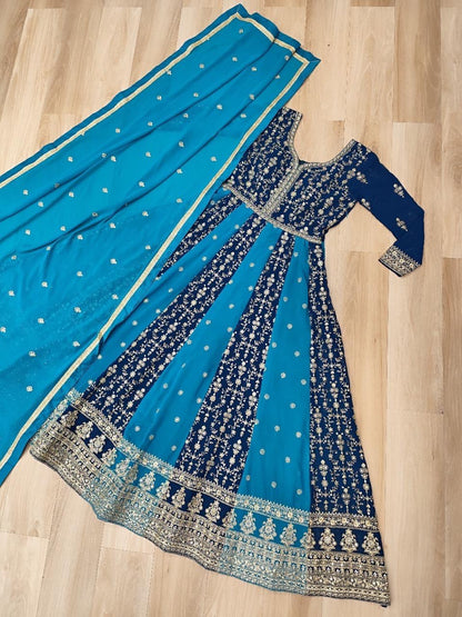 Elegant Traditionalist Anarkali Gown