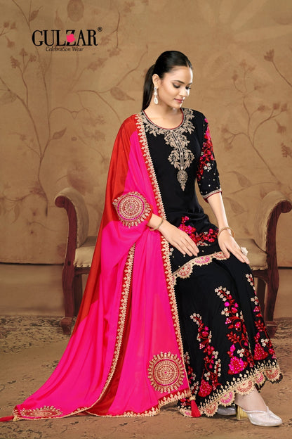 Celebration wear embroidered sharara set