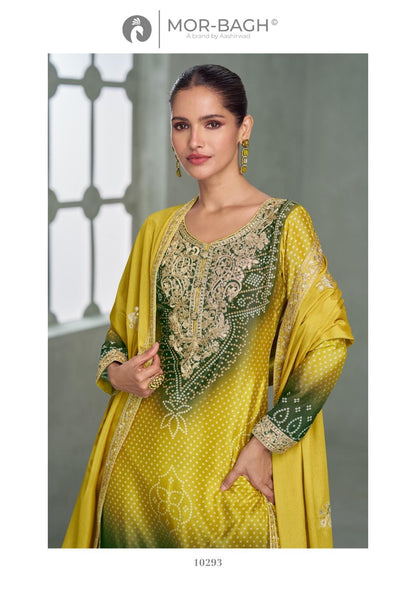 Mor-Bagh Luxury Bandhani Print Festive Suit
