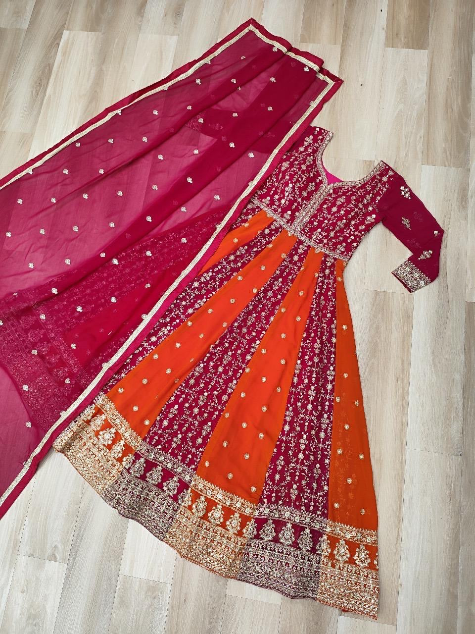 Elegant Traditionalist Anarkali Gown