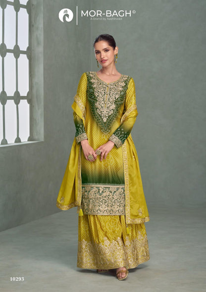 Mor-Bagh Luxury Bandhani Print Festive Suit