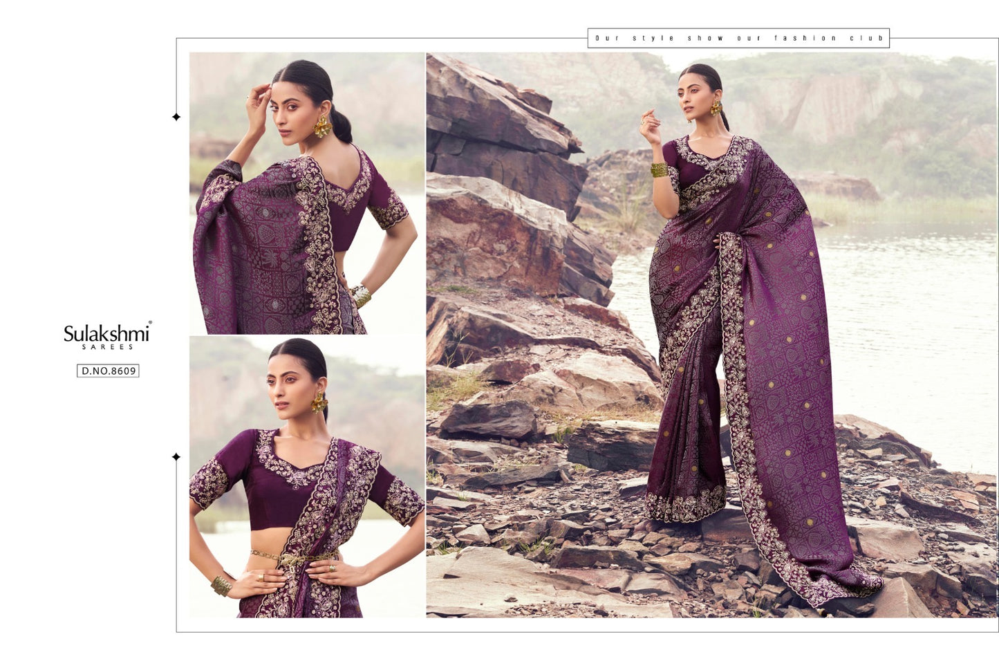 Sulakshmi Tissue Silk Saree with Jacquard Blouse
