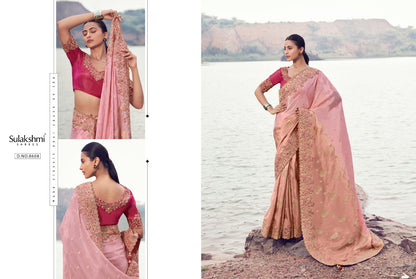 Sulakshmi Tissue Silk Saree with Jacquard Blouse