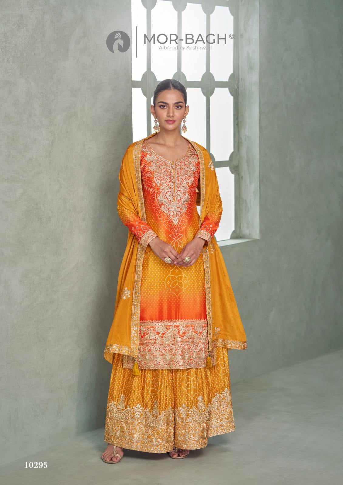 Mor-Bagh Luxury Bandhani Print Festive Suit