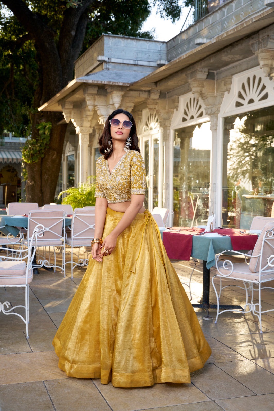 Goldie vibes Lehenga Choli for golden moments