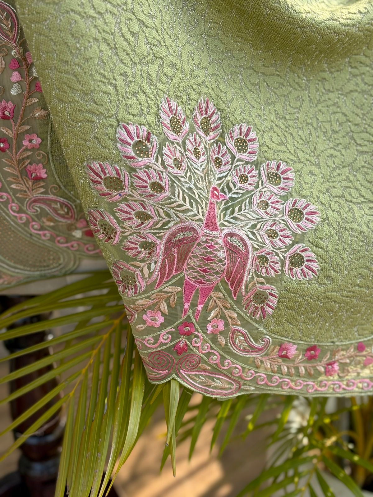 Pure Wool Knitted Shrug Shawl - Cutwork & Appliqué | Premium Ethnic Wear