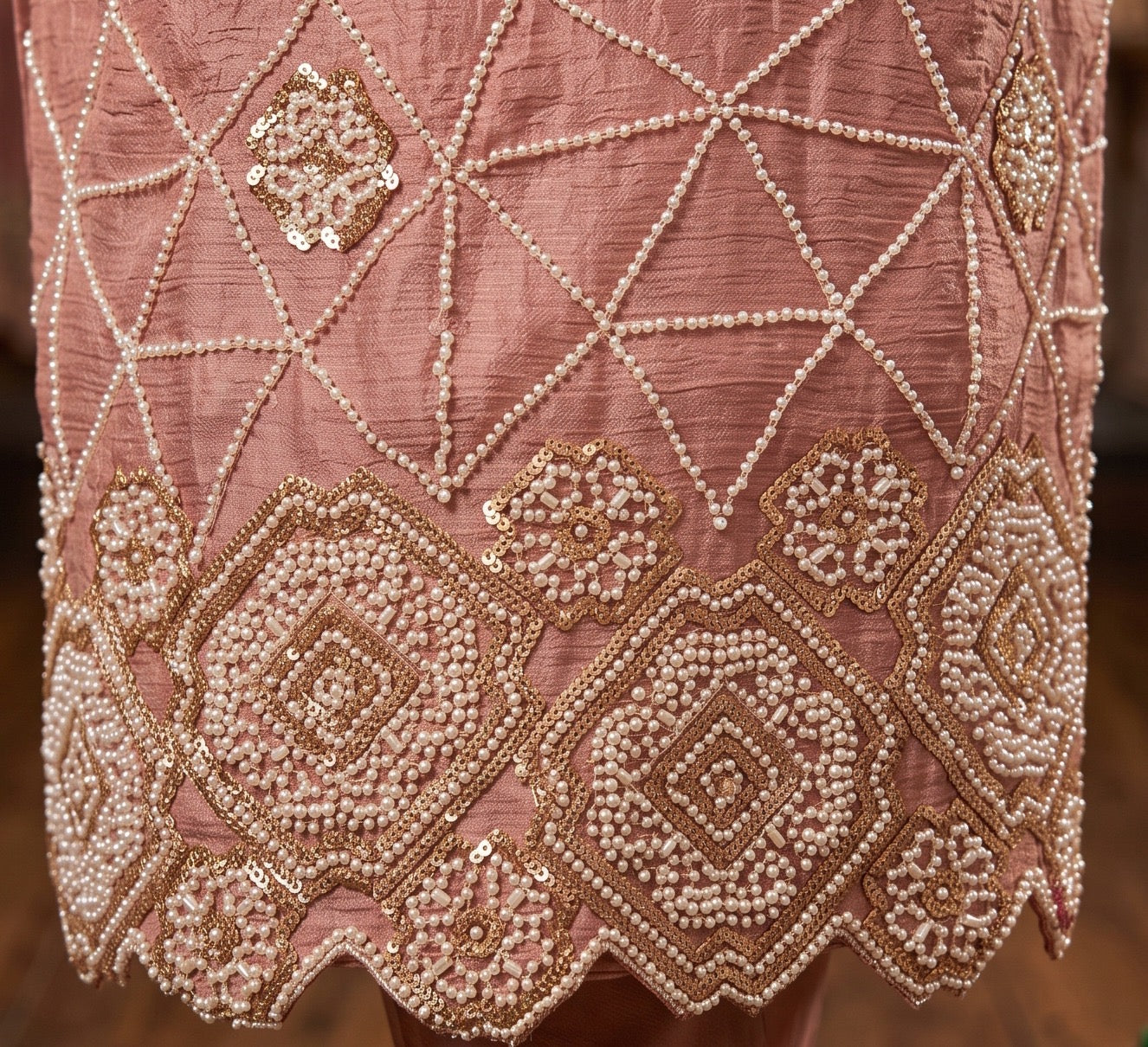Glamorous Geometric Embroidered Sharara Set