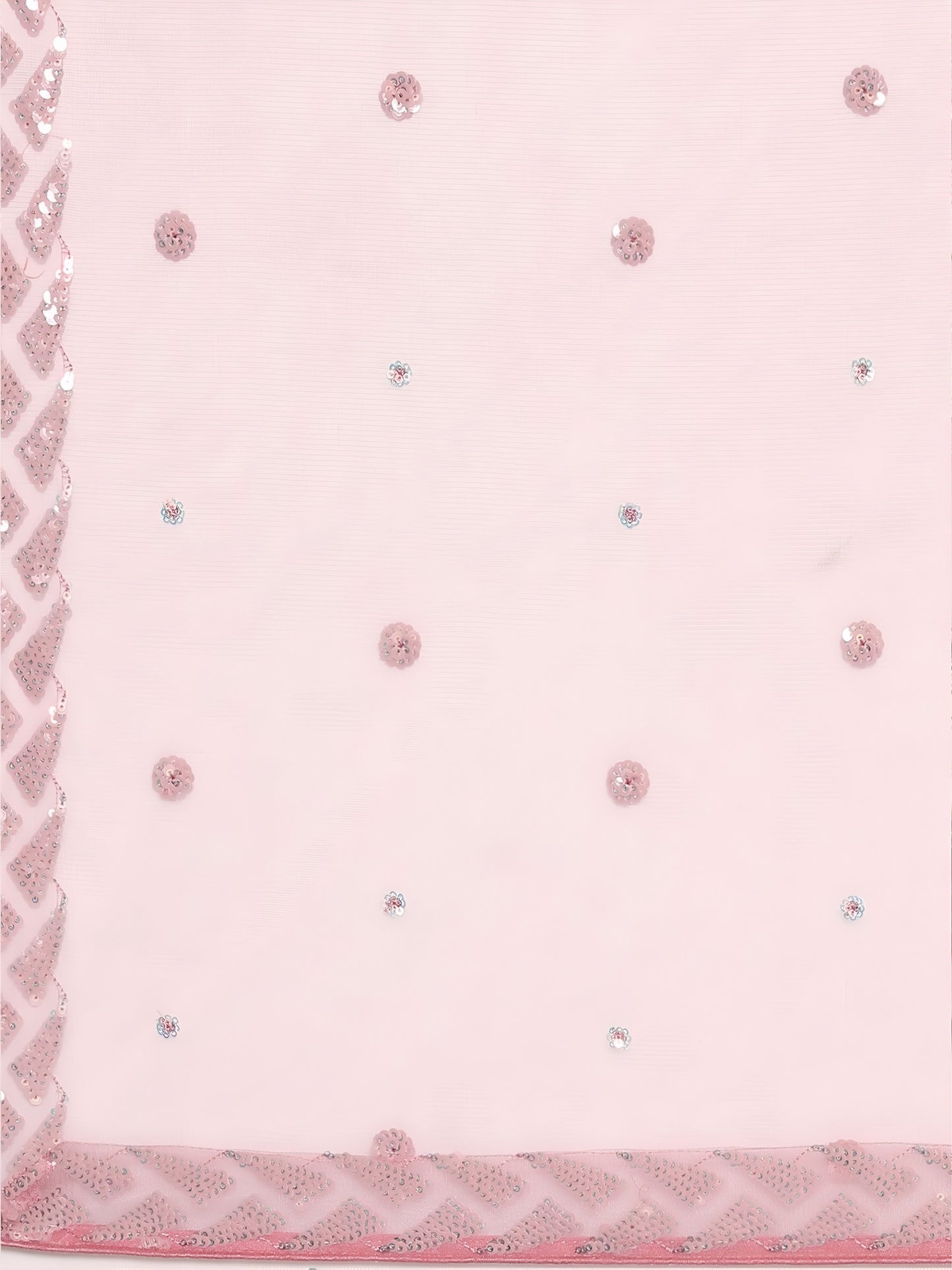 Pink Elegance Sequins Lehenga Set