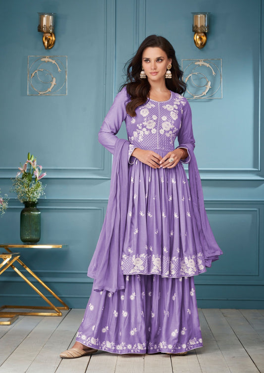 Exclusive Super Hit LAKHNAVI palazo set