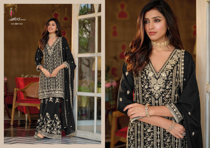 Intricate Zari Embroidered Georgette Suit