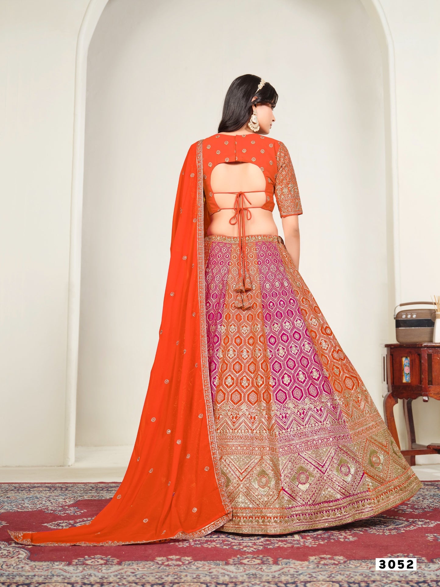 Multi-Color Patola Print Lehenga Choli