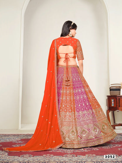 Multi-Color Patola Print Lehenga Choli