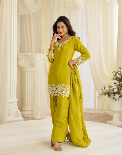 Premium Beads Embroidered Ethnic Suit Set – Farsi Plazo & Dhoti | Rasvika