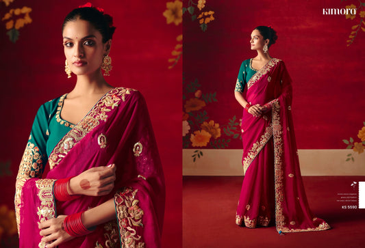 Ravishing Ethnic Look Is This Dazzle In Our Party Wear Fancy Saree