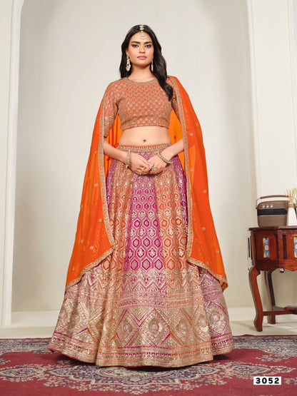 Multi-Color Patola Print Lehenga Choli