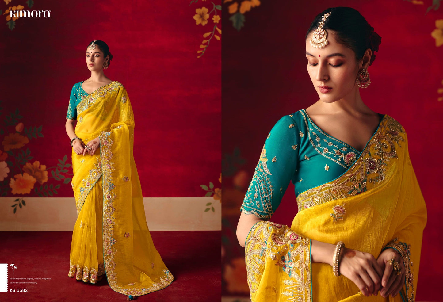 Ravishing Ethnic Look Is This Dazzle In Our Party Wear Fancy Saree